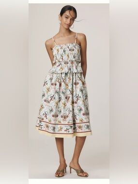 let me be sheer ombr midi slip dress New Anthropologie Let Me Be Sheer Ombr Midi Slip Dress Size Small